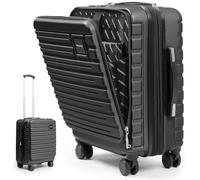 Travely Premium Handgepäck 55x40x23cm erweiterbar, passend für Lufthansa, Eurowings und co. I 41L - 50L Handgepäck mit sanften Rollen und praktischem TSA Schloss, Reise