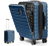 Travely Premium Handgepäck 55x40x23cm erweiterbar, passend für Lufthansa, Eurowings und co. I 41L - 50L Handgepäck mit sanften Rollen und praktischem TSA Schloss, Reise