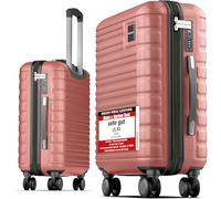 Travely Premium Handgepäck Koffer 55x40x20cm - passend für Ryanair, Lufthansa, Eurowings und co. I 36L Handgepäck Koffer mit sanften Rollen und praktischem TSA Schloss, Reisekoffer