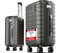 Travely Premium Handgepäck Koffer 55x40x20cm - passend für Ryanair, Lufthansa, Eurowings und co. I 36L Handgepäck Koffer mit sanften Rollen und praktischem TSA Schloss, Reisekoffer