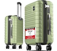 Travely Premium Handgepäck Koffer 55x40x20cm - passend für Ryanair, Lufthansa, Eurowings und co. I 36L Handgepäck Koffer mit sanften Rollen und praktischem TSA Schloss, Reisekoffer