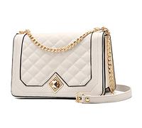 Travistar Kleine Umhängetasche Damen - Handtasche Damen Klein aus Kunstleder, Kette Schulterriemen Tasche Crossbody Bag mit Reißverschluss, Schultertasche für Alltag, Reisen & Geschenk