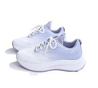 Trcloltc Damen Laufschuhe Mesh Atmungsaktiv Leicht rutschfeste Sportschuhe SchnüRschuhe Fitness Turnschuhe DäMpfende Laufsohle