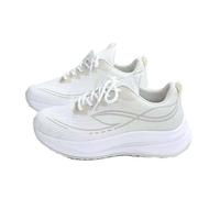 Trcloltc Damen Laufschuhe Mesh Atmungsaktiv Leicht rutschfeste Sportschuhe SchnüRschuhe Fitness Turnschuhe DäMpfende Laufsohle