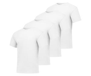 Treask Hanes Men's ComfortSoft T-Shirt (Pack of 4), 2White, XL