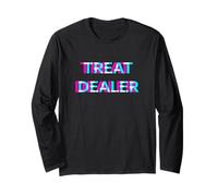 Treat Dealer Pink Sarcastic Paw Dog and Cat Lover Langarmshirt