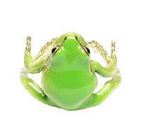 Tree Frog Ring - Verstellbare Ohrmanschetten aus Harz | Niedlicher und lustiger Tierfingerschmuck für Mädchen und , amphibisches ästhetisches Material, synthetische Polymerkomponente, Se référer