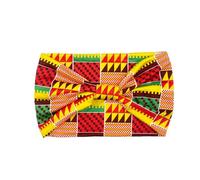 Treer 2/4/6 Stück Haarband Damen, Retro-Bohème Stirnband Damen Extra Breit Elastische Kopftuch, Sommer Stirnband Sport Haarbänder Frauen für Lauf Yoga Fitness (Rot Gelb,2 Stück)