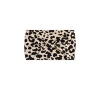 Treer 2/4/6 Stück Haarband Damen, Weiches Stirnband Damen Extra Breit Elastische Kopftuch, Sommer Stirnband Sport Haarbänder Frauen für Lauf Yoga Fitness (Beige Leopard,4 Stück)