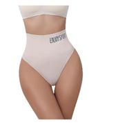 Treer Unterhosen Damen Baumwolle Tanga Hohe Taille Große Größen, 5er Pack Unterhosen Damen Bauchweg Weich Bikinis Taillenslips hohe Taille Atmungsaktiv Bequeme für Frauen Alltag (Schwarz,XL)