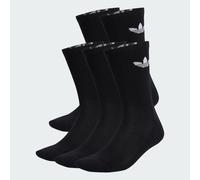 Adidas Trefoil Cushion Crew Socken, 6 Paar Socken schwarz XS