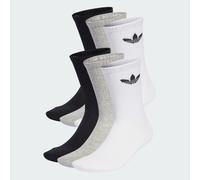 Trefoil Cushion Crew Socken, 6 Paar Black / White / Medium Grey Heather 43-45