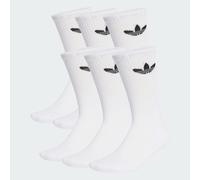 adidas Trefoil Cushion Crew Socken, 6 Paar 34-36 White Unisex (Herstellerartikelnummer: IJ5619-0002)