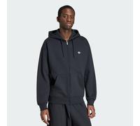 TREFOIL ESSENTIALS HOODIE, LOCKER GESCHNITTEN, MIT DURCHGEHENDEM REISSVERSCHLUSS Black M