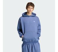 TREFOIL ESSENTIALS HOODIE, MELIERT, LOCKER GESCHNITTEN Crew Blue Mel L