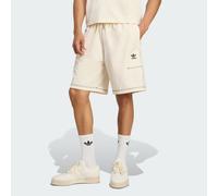 adidas Originals Regular Fit Shorts mit Label-Stitching in Offwhite, Größe L