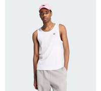 Tanktop ADIDAS ORIGINALS "ESS TANK", Herren, Gr. L, weiß, Obermaterial: 60% Baumwolle, 40% Polyester, Rundhals, Tops Tanktop, mit Rundhalsausschnitt, ohne Verschluss, aus Baumwolle (14612647-L) weiß