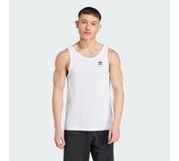 Tanktop ADIDAS ORIGINALS "TREFOIL ESSENTIALS", Herren, Gr. M, weiß, Obermaterial: 60% Baumwolle, 40% Polyester, Rundhals, Tops Tanktop, klassischer Schnitt, ohne Verschluss (54953633-M) weiß