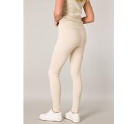 Treggings BASE LEVEL, Damen, Gr. 40, N-Gr, beige (light beige), Web, Obermaterial: 65% Viskose, 30% Nylon, 5% Elasthan, unifarben, eng lang, Hosen Treggings, mit elastischem Bund und Viskose (22100131