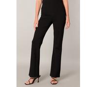 Treggings BASE LEVEL "Yallie", Damen, Gr. 40, N-Gr, schwarz, Jersey, Obermaterial: 63% Viskose, 32% Polyamid, 5% Elasthan, unifarben, Basic, figurbetont extralang, Hosen Treggings, Elastischer Bund un