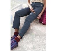 Trekkinghose LASCANA ACTIVE, Damen, Gr. 42, N-Gr, blau (navy), Web, Obermaterial: 95% Polyamid, 5% Elasthan, unifarben, Hosen Trekkinghose, mit Zip-off Beinen, Topseller (14534619-42)