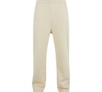 Trekkinghose URBAN CLASSICS "Urban Classics Fluffy Trackpants", Herren, Gr. 4XL, US-Größen, beige (sandweiß), 70% Baumwolle, 30% Polyester, unifarben, loose fit, Hosen Trekkinghose (26676752-4XL) sand