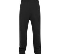 Trekkinghose URBAN CLASSICS "Urban Classics Fluffy Trackpants", Herren, Gr. XXL, US-Größen, schwarz, 70% Baumwolle, 30% Polyester, unifarben, loose fit, Hosen Trekkinghose (56720020-XXL) schwarz