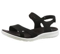 ECCO Sandale Cruise II 3 Strap (Nubukleder) schwarz Damen, Größe Euro (US) 40