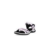 Trekkingsandale ECCO "ECCO OFFROAD ROAM W", Damen, Gr. 39, rosé, schwarz, Nubukleder, Schuhe, Outdoorschuh, Sommerschuh, Freizeitsandale, mit Klettverschlüssen (78240412-39) rosé, schwarz