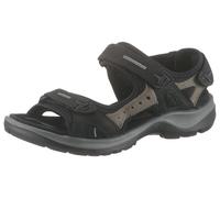 Trekkingsandale ECCO "OFFROAD", Damen, Gr. 39, schwarz (schwarz, grau), Nubukleder, Textil, Schuhe, Outdoorschuh, Sommerschuh, Freizeitsandale, in sportlicher Optik (45870909-39) schwarz, grau