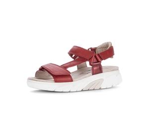 Trekkingsandale GABOR "Trekkingsandale", Damen, Gr. 35,5, rot, Schuhe (25770540-35,5) rot