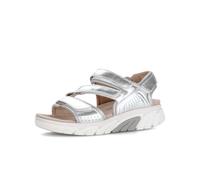 Trekkingsandale GABOR "Trekkingsandale", Damen, Gr. 35,5, silber, Schuhe (71081006-35,5) silber