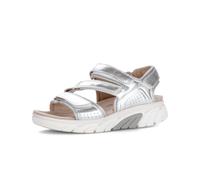 Trekkingsandale GABOR "Trekkingsandale", Damen, Gr. 37, silber, Schuhe (71081006-37) silber