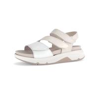 Trekkingsandale GABOR "Trekkingsandale Materialmix Leder", Damen, Gr. 39, gold, Schuhe (55442510-39) gold