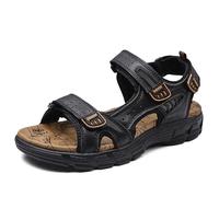 Trekkingsandale, Luftige Wandersandale Für Damen Und Herren,OrthoSandal Castelo Orthopädische & Ergonomische Outdoor Sandale Orthoback Größe 38-46 EU (Schwarz,46)