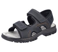 Trekkingsandale RIEKER Gr. 44, schwarz Herren Schuhe Sommerschuh, Outdoorsandale, Freizeitsandale, mit Profilsohle (47448103-44)