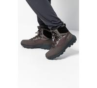 Trekkingschuh JACK WOLFSKIN "EVERQUEST TEXAPORE HIGH M", Herren, Gr. UK7-EU405, Normalschaft, braun (cold, coffee), Hauptmaterial: Synthetic; ;Second Material: Textile; Futter: Texapore Core ;Sole: Ru