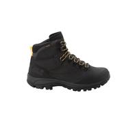 Trekkingschuh JACK WOLFSKIN "REBELLION TEXAPORE MID M", Herren, Gr. UK9-EU43, Normalschaft, dunkelgrau, Main Material Second Material 100% Polyamide Lining Sole 100% Rubber/ EVA, Schuhe Trekkingschuh