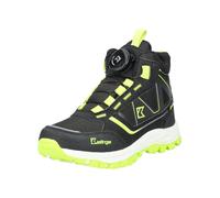 Trekkingschuh KASTINGER "Kastinger Wanderschuhe Lederimitat/Textil", Jungen, Gr. 28, schwarz (schwarz, lime), Lederimitat, Textil, Schuhe Trekkingschuh (44908613-28)