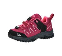 Trekkingschuh Mädchen Schnellschnürsystem wasserdicht rosa Brütting Mount Pinos Kids Low - Rosa / 36