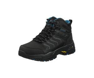 Trekkingschuh SKECHERS "Skechers Wanderschuhe Leder", Herren, Gr. 44, schwarz, Leder, Schuhe Trekkingschuh (95157024-44) schwarz