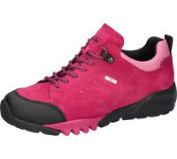 Trekkingschuh WALDLÄUFER "H-AMIATA", Damen, Gr. 5 (38), magenta, schwarz, rosé, Gummi, Textil, Veloursleder, kontrastfarbene Details, Schuhe Trekkingschuh, Freizeitschuh, Halbschuh, Outdoorschuh mit T