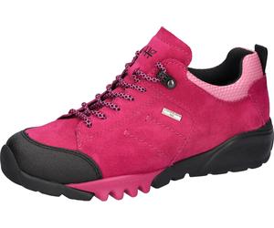 Trekkingschuh WALDLÄUFER "H-AMIATA", Damen, Gr. 5 (38), magenta, schwarz, rosé, Gummi, Textil, Veloursleder, kontrastfarbene Details, Schuhe Trekkingschuh, Freizeitschuh, Halbschuh, Outdoorschuh mit T