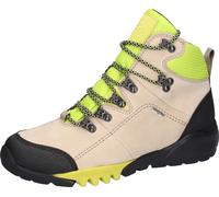 Trekkingschuh WALDLÄUFER "H-AMIATA", Damen, Gr. 6 (39), creme, limette, schwarz, Gummi, Nubukleder, Textil, Veloursleder, Schuhe Trekkingschuh, Outdoorschuh, Wanderschuh, Schnürboots, Schuhweite H (=