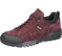 Trekkingschuh WALDLÄUFER "H-AMIATA", Damen, Gr. 8 (42), rot (bordeaux, schwarz), Gummi, Textil, Veloursleder, Schuhe Trekkingschuh, Freizeitschuh, Halbschuh, Outdoorschuh mit TEX-Ausstattung, H-Weite