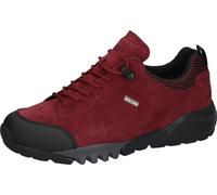 Trekkingschuh WALDLÄUFER "H-AMIATA", Damen, Gr. 9 (43), rot (rubinrot), Gummi, Textil, Veloursleder, Schuhe Trekkingschuh, Freizeitschuh, Halbschuh, Outdoorschuh mit TEX-Ausstattung, H-Weite (17989847