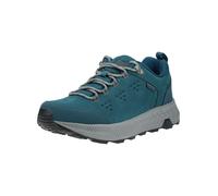 Trekkingschuh WALDLÄUFER "Waldläufer Wanderschuhe Nubukleder", Damen, Gr. 38, blau (türkis), Nubukleder, Schuhe Trekkingschuh (73998321-38) türkis