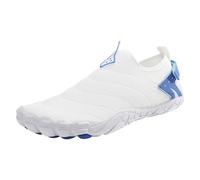 trekkingschuhe herren Sneaker Herren Sommer Rutschfest Turnschuhe Wanderschuhe Stoffschuhe Leichte Slip In Schlupfschuhe Laufschuhe Bequem Sportschuhe schuhe atmungsaktiv Weiß 46 für Alltagsschuhe