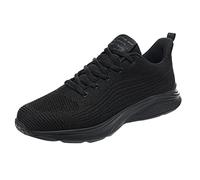 trekkingschuhe herren Sneakers for Men Rutschfest Turnschuhe Wanderschuhe Herrenschuhe Sneaker Schnürung Slip In Schlupfschuhe Laufschuhe Komfortabel Sportschuhe sneaker & sportschuhe Schwarz 47