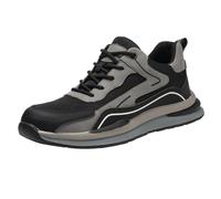 trekkingschuhe herren wasserdicht Sneakers for Men Rutschfest Turnschuhe Wanderschuhe Gesundheitsschuhe Herren Schnürung Slip In Schlupfschuhe Laufschuhe Bequem Sportschuhe slip-in schuhe Schwarz 45